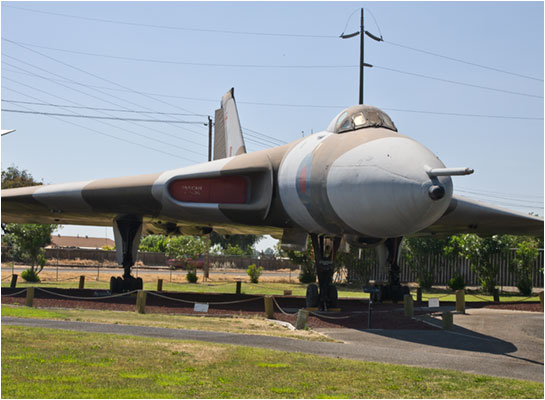 Vulcan bomber castle air base