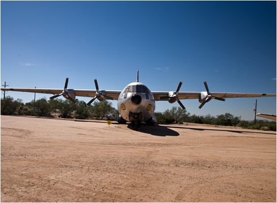 cargomaster freight plane pima