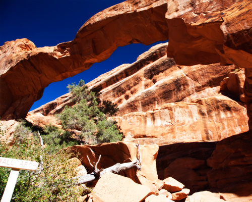 hall arch arches national park