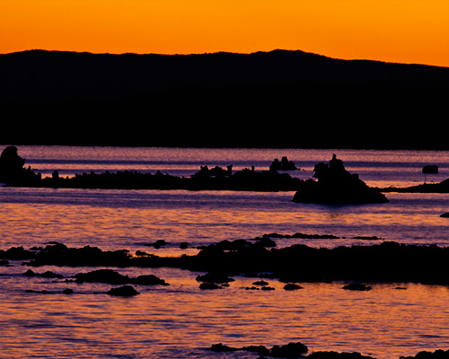 Mono Lake california sunset